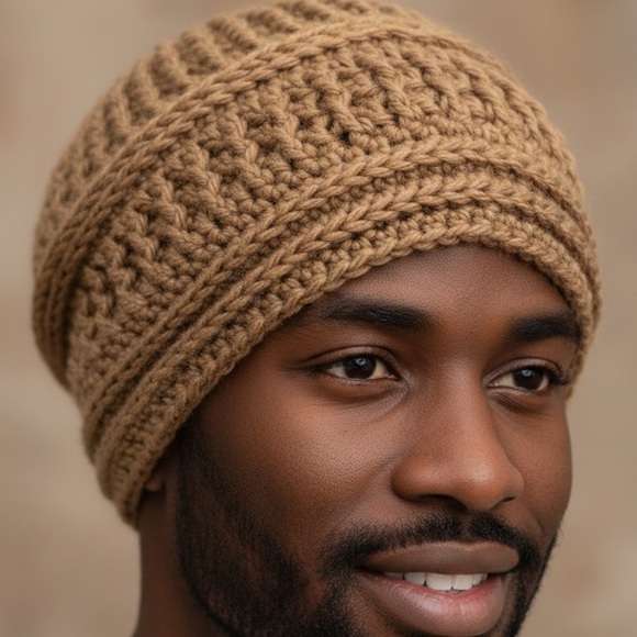 NEW Boho Luxe Handmade Crochet Beanie | Warm, Textured & Timeless main image 7